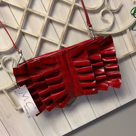 NWT M.C. Leather Handbag - Picture 4 of 8